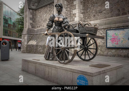 Molly Malone Statue, Suffolk Street, Dublin, Irland, Europa. Stockfoto