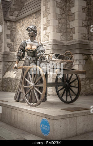 Molly Malone Statue, Suffolk Street, Dublin, Irland, Europa. Stockfoto