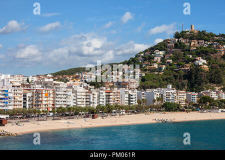 Ferienort Blanes an der Costa Brava in Katalonien, Spanien Stockfoto