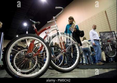 Der 2010 North American Handmade Bicycle Show war im Nashville Convention Center in Richmond, Virginia, 26. bis 28. Februar statt. Die Show war so Stockfoto