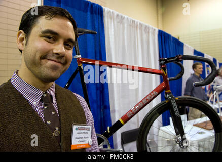 Der 2010 North American Handmade Bicycle Show war im Nashville Convention Center in Richmond, Virginia, 26. bis 28. Februar statt. Aaron Alexander Stockfoto