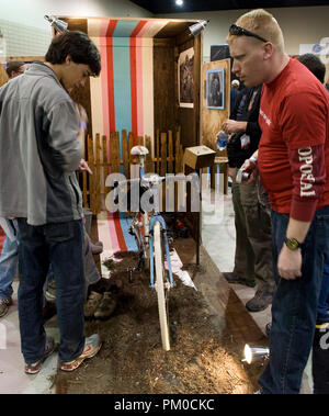 Der 2010 North American Handmade Bicycle Show war im Nashville Convention Center in Richmond, Virginia, 26. bis 28. Februar statt. Teilnehmer admir Stockfoto