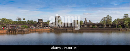Tempel von Angkor Wat in Kambodscha Stockfoto
