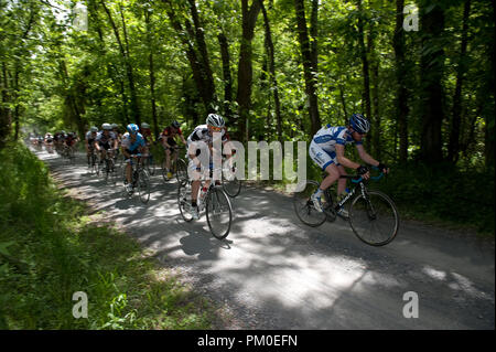 UNITED STATES - April 21: Die Poolesville Fahrrad Straße Rennen in Poolsville Maryland. (Foto von Douglas Graham/Wild Licht Fotos) Stockfoto