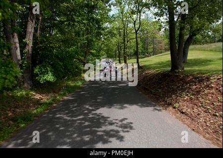 UNITED STATES - April 21: Die Poolesville Fahrrad Straße Rennen in Poolsville Maryland. (Foto von Douglas Graham/Wild Licht Fotos) Stockfoto