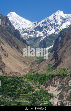 Karimabad, Hunza Tal, Gilgit-Baltistan, Pakistan: Hunza, ein bergiges Tal im Norden Pakistans, an der Grenze mit den Wakhan Korridor in Afghani Stockfoto