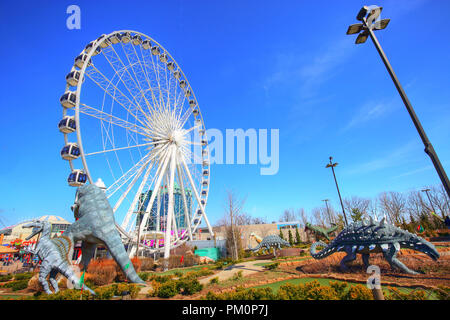 Niagara, Ontario-27 APRIL 2018: Niagara Aussichtsrad in einem Themenpark Stockfoto