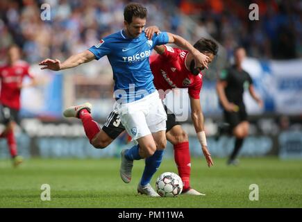 Bochum, Deutschland. 16 Sep, 2018. firo: 16.09.2018, Fußball, 2.Bundesliga, Saison 2018/2019 VfL Bochum - FC Ingolstadt, Duellen, Robbie KRUSE, VfL Bochum, ganze Zahl, | Verwendung der weltweiten Kredit: dpa/Alamy leben Nachrichten Stockfoto