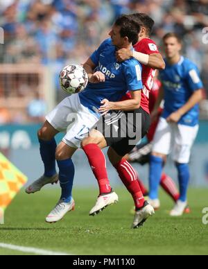 Bochum, Deutschland. 16 Sep, 2018. firo: 16.09.2018, Fußball, 2.Bundesliga, Saison 2018/2019 VfL Bochum - FC Ingolstadt, Duellen, Robbie KRUSE, VfL Bochum, ganze Zahl, | Verwendung der weltweiten Kredit: dpa/Alamy leben Nachrichten Stockfoto