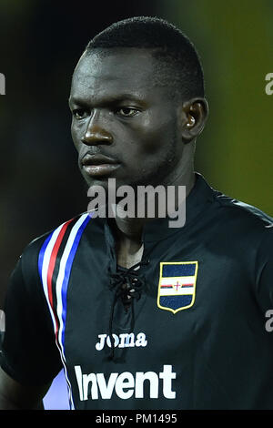 Rom, Italien. 16 Sep, 2018. Fußball Serie A Frosinone vs Sampdoria-Frosinone 15-09-2018 im Bild Omar Colley Foto Fotograf01 Gutschrift: Unabhängige Fotoagentur/Alamy leben Nachrichten Stockfoto