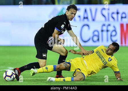 Rom, Italien. 16 Sep, 2018. Fußball Serie A Frosinone vs Sampdoria-Frosinone 15-09-2018 im Bild Foto Fotograf01 Gutschrift: Unabhängige Fotoagentur/Alamy leben Nachrichten Stockfoto