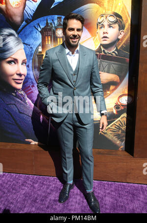 Hollywood, USA. 16. September 2018. Eli Roth, bei der Premiere von Universal Pictures'' Das Haus mit einer Uhr In seinen Mauern', in TCL Chinese Theater IMAX am 16. September 2018 in Hollywood, Kalifornien. Credit: Faye Sadou/MediaPunch Credit: MediaPunch Inc/Alamy leben Nachrichten Stockfoto