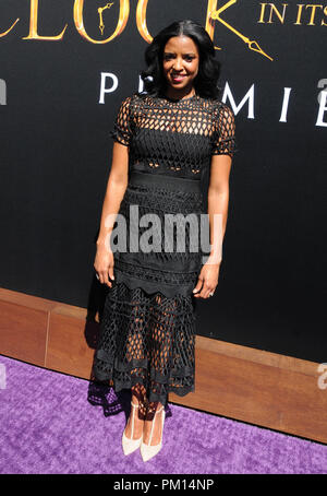 Hollywood, USA. 16. September 2018. Schauspielerin Renee Elise Goldsberry besucht Universal Pictures und Amblin Entertainment präsentieren die Premiere von "Das Haus mit einer Uhr In der Wände" am 16. September 2018 TCL Chinese Theater Imax in Hollywood, Kalifornien. Foto von Barry King/Alamy leben Nachrichten Stockfoto