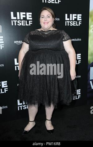 Los Angeles, CA, USA. 13 Sep, 2018. Chrissy Metz in der Ankunftshalle für das Leben selbst, Premiere ArcLight Hollywood, Los Angeles, CA, 13. September, 2018. Credit: Priscilla Grant/Everett Collection/Alamy leben Nachrichten Stockfoto