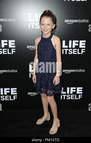 Los Angeles, CA, USA. 13 Sep, 2018. Jordana Rose in der Ankunftshalle für das Leben selbst, Premiere ArcLight Hollywood, Los Angeles, CA, 13. September, 2018. Credit: Priscilla Grant/Everett Collection/Alamy leben Nachrichten Stockfoto