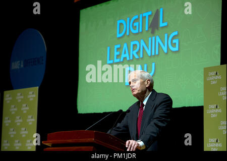 UNITED STATES - FEB 5: James H. Billington, PhD, Bibliothekar der Kongress richtet sich an das digitale Lernen Tag (DLD) 2014 an der Bibliothek des Kongresses in Co Stockfoto