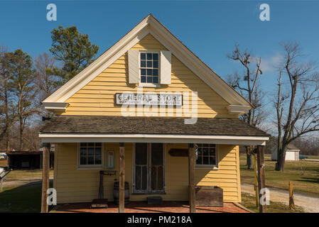 Bucktown General Store Website von Harriet Tubmans erste Trotzreaktion Maryland Stockfoto