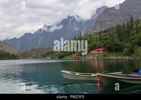 Shangrila Hotel Kachura See Skardu Pakistan Stockfoto