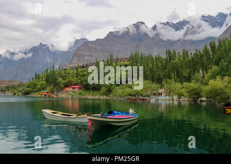 Shangrila Hotel Kachura See Skardu Pakistan Stockfoto