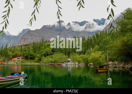 Shangrila Hotel Kachura See Skardu Pakistan Stockfoto