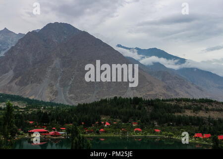 Shangrila Hotel Kachura See Skardu Pakistan Stockfoto