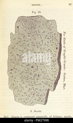 Bild von Seite 79 der 'Elementaren Geologie". Stockfoto