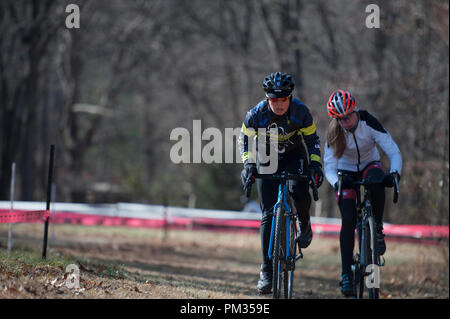 Usa - 24.November: Racing Action an der Luray Caverns CX Rennen auf dem Gelände der Luray Caverns in Virginia am 24. November 2013 statt. (Foto durch D Stockfoto