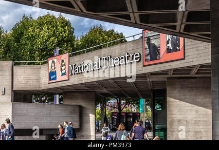 Das Royal National Theatre Großbritannien South Bank Centre, London, England. Stockfoto