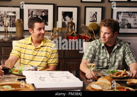 Adam Sandler und Seth Rogen in Universal Pictures' "Funny People" 2009. Stockfoto
