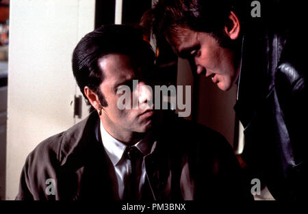 'Pulp Fiction' John Travolta, Regisseur Quentin Tarantino 1994 Stockfoto