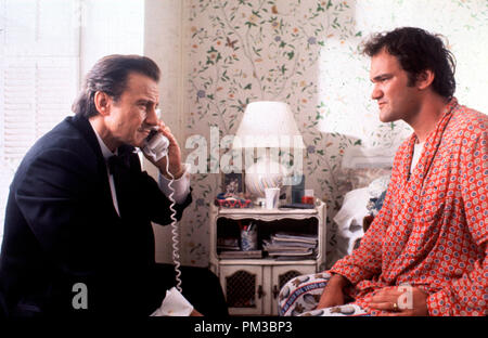 "Pulp Fiction", Harvey Keitel und Quentin Tarantino 1994 Stockfoto