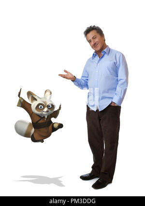 "Kung Fu Panda" Dustin Hoffman, Shifu © 2008 Werke Traum Stockfoto