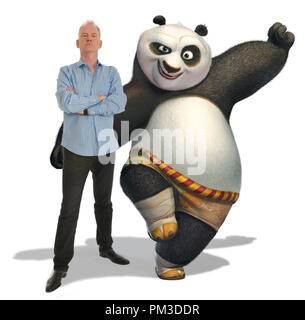 "Kung Fu Panda"-Direktor John Stevenson, Po © 2008 Dream Works Stockfoto