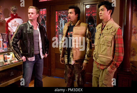 "Harold & Kumar Escape from Guantanamo Bay" Neil Patrick Harris, Kal Penn, John Cho © 2008 New Line Cinema. Stockfoto