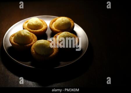 Foto von frisch gebackenen Muffins als Kabayan in den Philippinen bekannt Stockfoto