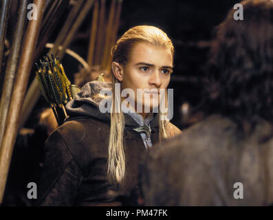 Newline Bilder präsentiert "Der Herr der Ringe: Die zwei Türme" Orlando Bloom © 2002 Neue Linie Stockfoto