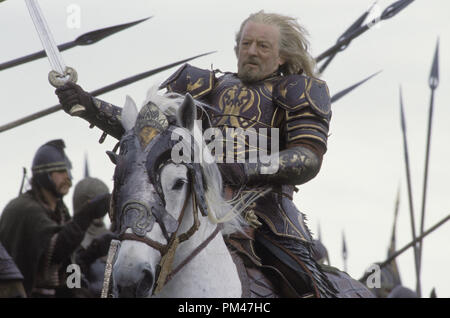 Newline Bilder präsentiert "Der Herr der Ringe: Die Rückkehr des Königs" Bernard Hill © 2003 Neue Linie Stockfoto