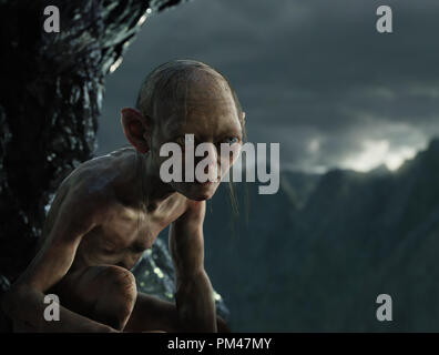 Newline Bilder präsentiert "Der Herr der Ringe: Die Rückkehr des Königs" Gollum © 2003 Neue Linie Stockfoto