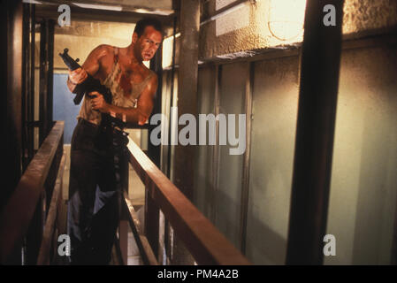 Bruce Willis 'Die Hard' 1988 Stockfoto