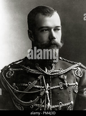 Kaiser Nikolaus II., war der letzte Zar von Russland, ca. 1905 Datei Referenz Nr. 1003 497 THA Stockfoto