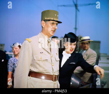 General Charles de Gaulle in Casablanca Konferenz Januar 17, 1943, Casablanca, Marokko Datei Referenz Nr. 1003 526 THA Stockfoto