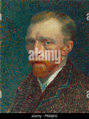 Vincent van Gogh - Selbstbildnis 1887 Malerei aktuelle Lage, Kunst Institut von Chicago Datei Referenz Nr. 1003 566 THA Stockfoto