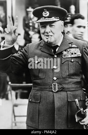 Winston Churchill in Uniform, ca. 1943 Datei Referenz Nr. 1003 630 THA Stockfoto