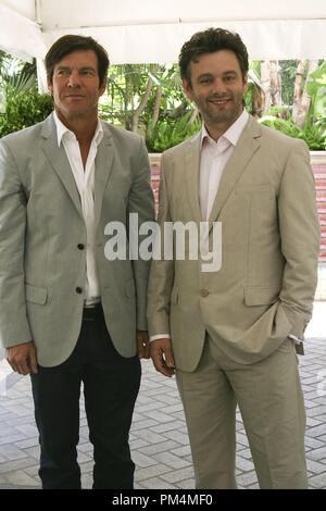 Dennis Quaid und Michael Sheen' Die besondere Beziehung" Portrait Session, 19. Mai 2010. Reproduktion von amerikanischen Boulevardzeitungen ist absolut verboten. Datei Referenz # 30267 013 GFS nur für redaktionelle Verwendung - Alle Rechte vorbehalten Stockfoto