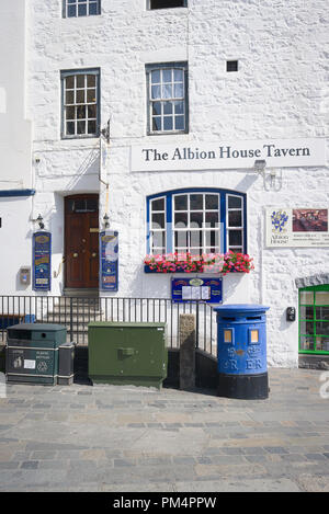 Das Albion House Tavern in St Peter Port Guernsey UKy Stockfoto