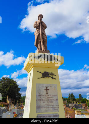 Ranville Kirche Denkmal Stockfoto