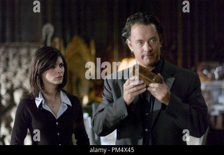 Studio Werbung immer noch von der "Da Vinci Code" Audrey Tautou, Tom Hanks © 2006 Sony Pictures Photo Credit: Simon Mein Datei Referenz # 307372342 THA nur für redaktionelle Verwendung - Alle Rechte vorbehalten Stockfoto