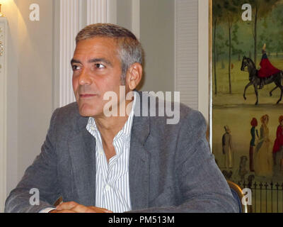 George Clooney," Fantastic Mr. Fox' Portrait Session, 14. Oktober 2009. Reproduktion von amerikanischen Boulevardzeitungen ist absolut verboten. Datei Referenz # 30134 06 GFS nur für redaktionelle Verwendung - Alle Rechte vorbehalten Stockfoto