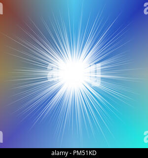 Abstrakte gradient Blur ray Burst Hintergrund design Stockfoto