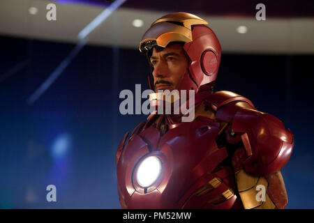 Robert Downey Jr. ist wieder als Milliardär industriellen Tony Stark in "Iron Man 2" 2010 Stockfoto